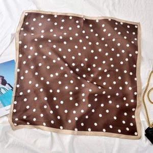 Large square head and neck scarf. (Brand new)